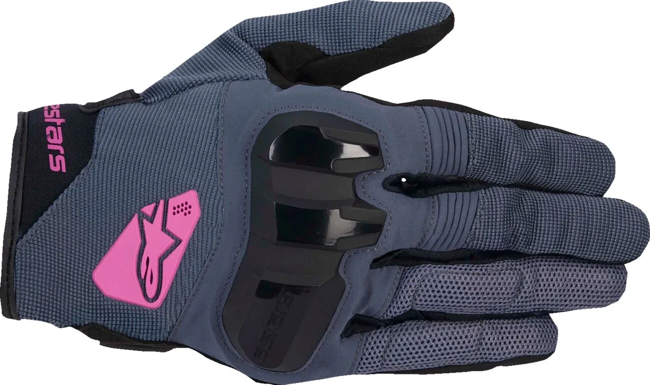GLOVE STELLA CHROME ASPH BLK/PRPL XS
