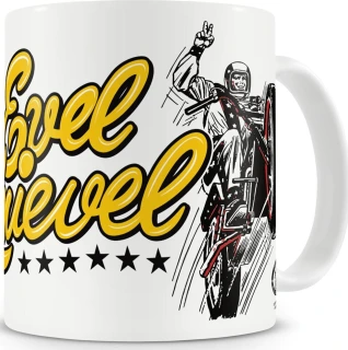 Evel Knievel Jump Coffee Mug