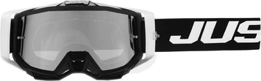 Just1 Goggle Iris 2.0 Logo White - Black Mirror Silver Lens