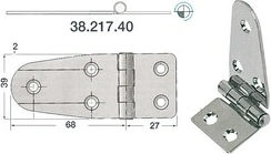 S.S hinge 95x39mm