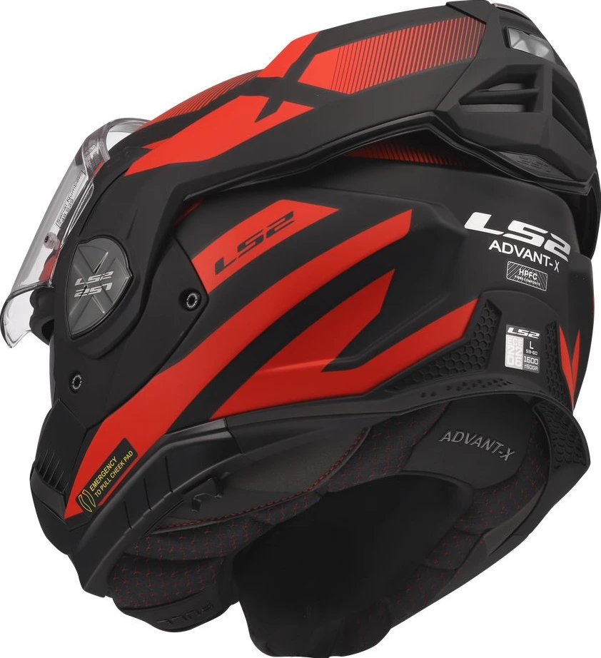 LS2 FF901 ADVANT X NOVA Helmet - Black Red, L