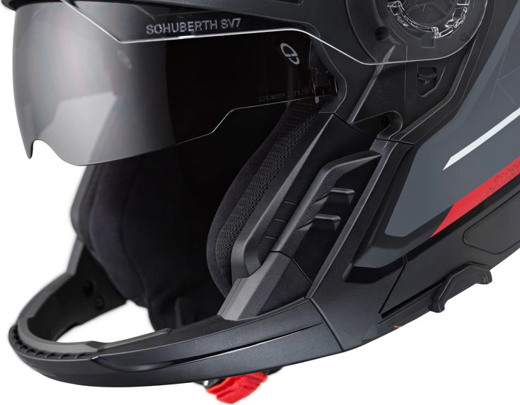 Schuberth Helmet J2 Sigma Red, 53 XS