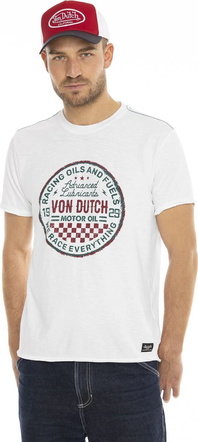 Von Dutch Old t-shirt, White, M