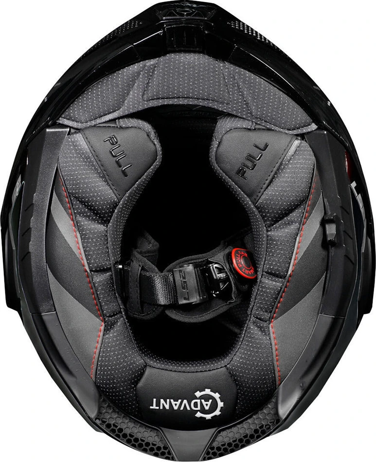 LS2 FF901 ADVANT X SOLID CARBON helmet - Gloss Black, S