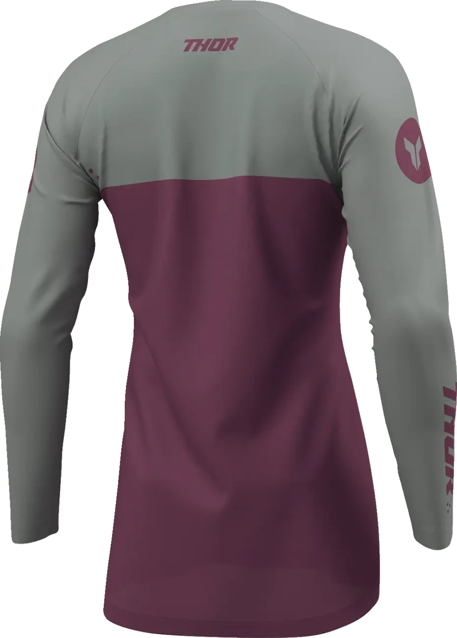 JERSEY WMN RIDEMODE MENACE PUR/GY L