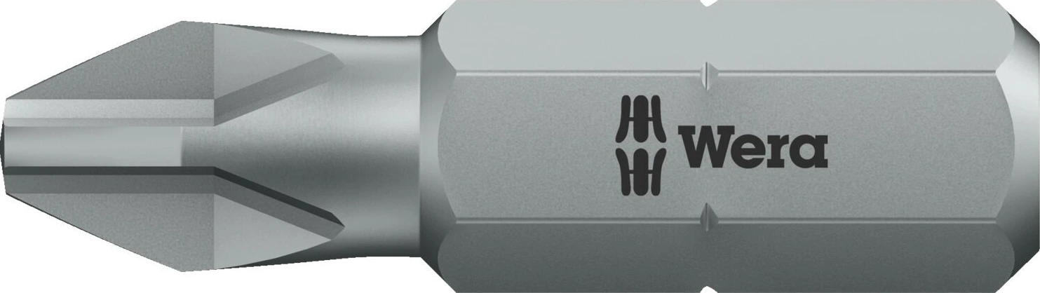 Wera 1/4" bit for Phillips screws PH2, 25 mm