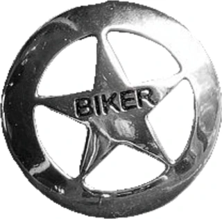 Biker pins Biker star pin