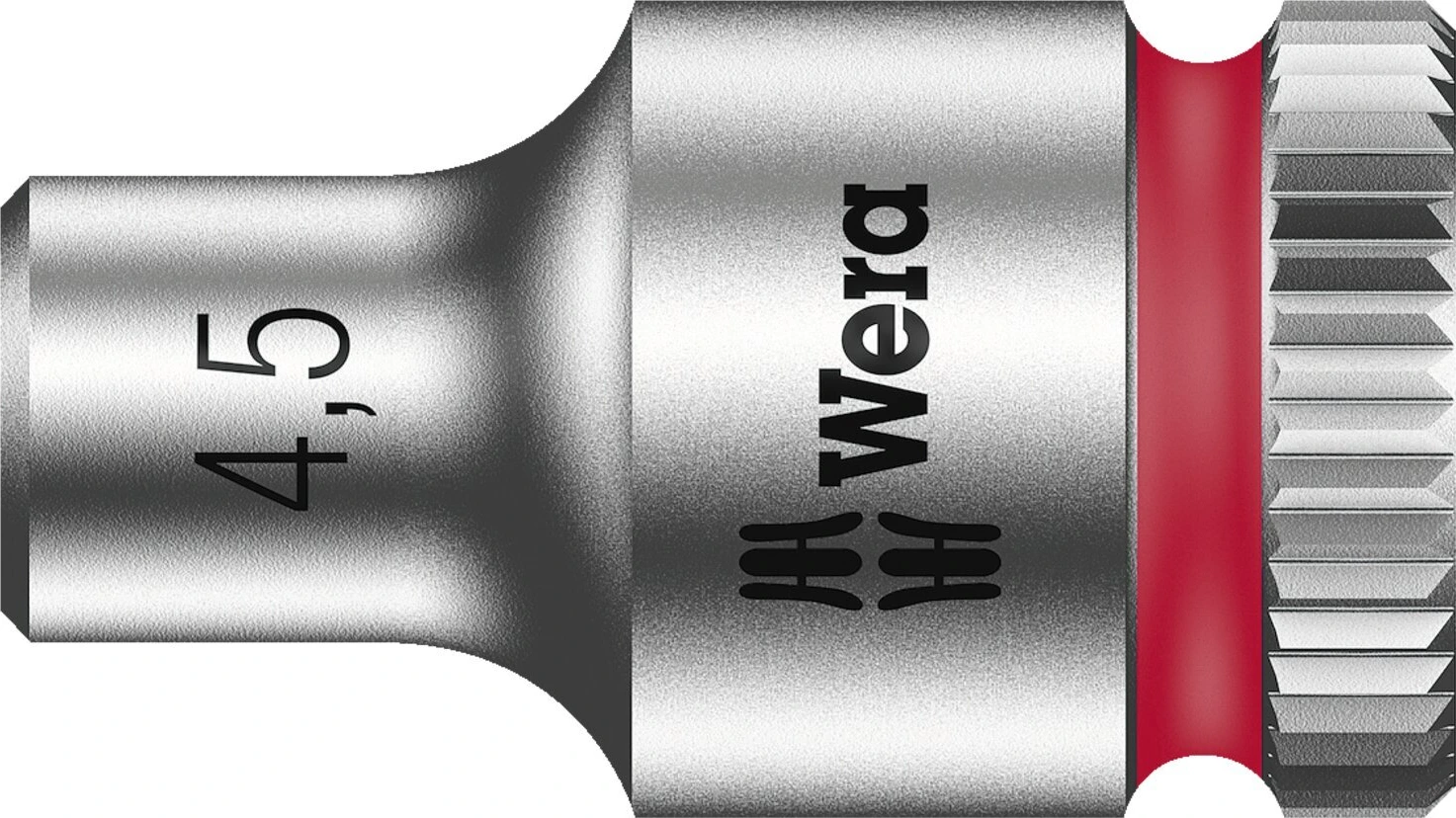 Wera Zyklop 1/4" socket - Metric 4.5, 4.5 mm, Chrome