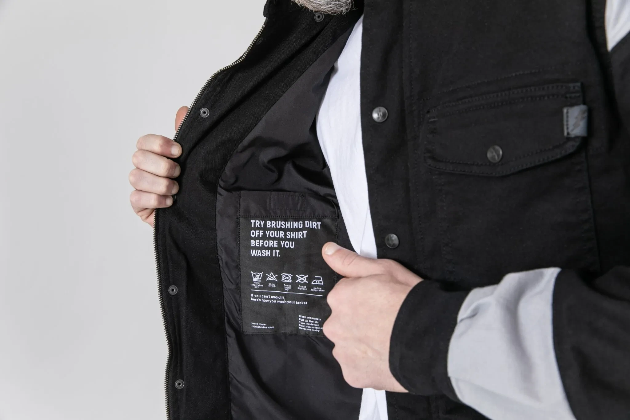 MOTOSHIRT PRISON BLACK/WHITE 5XL