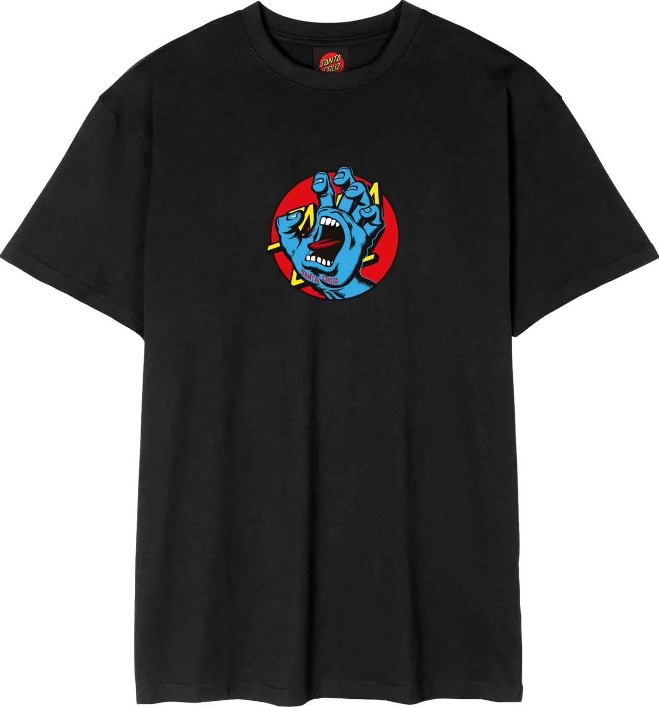 Santa Cruz Hand Dot Front t-shirt black, 2XL