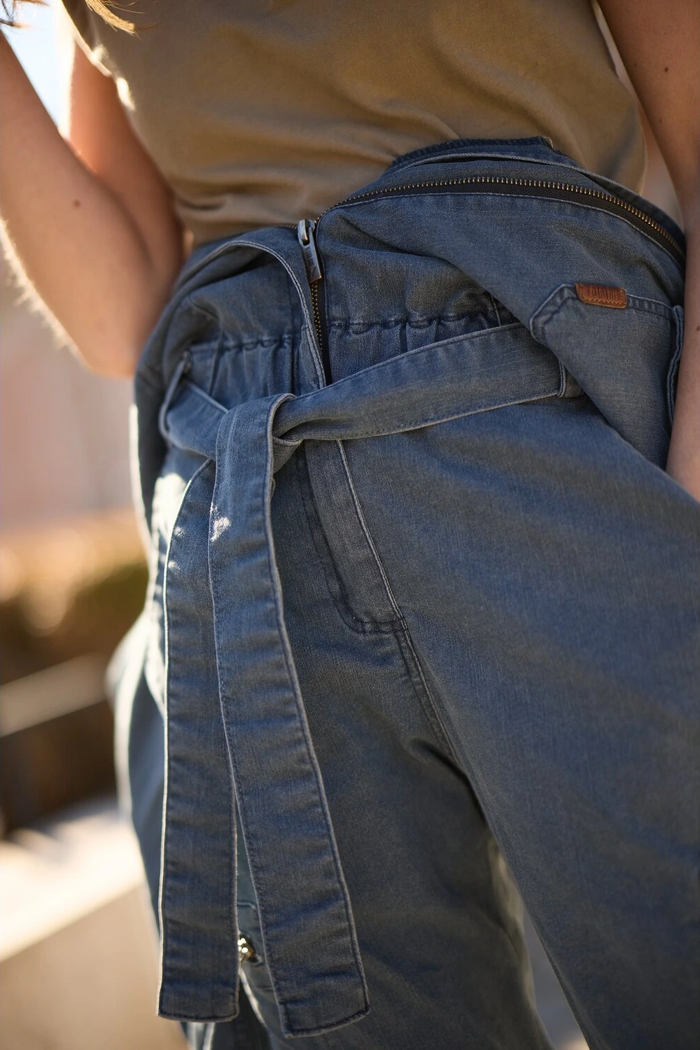 By City Black Hawk ladies overall, denim, M