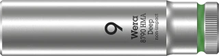 Wera, deep socket size 9mm