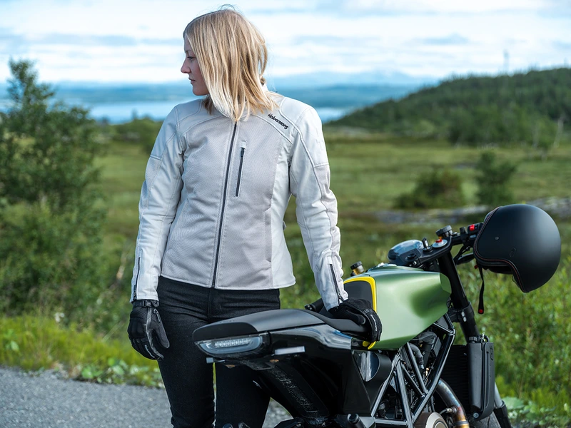 Halvarssons Textile Jacket Arvika Woman Light grey 34