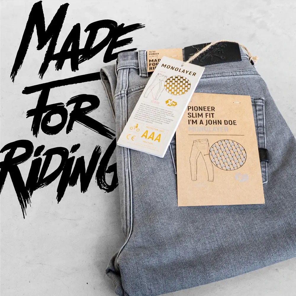 PANT PIONEER MONO LIGHT GRAY 31/32