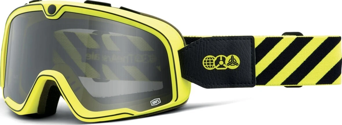 100% Barstow goggle The Arsenale smoke lens, Yellow