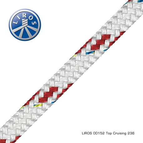 Top Cruising White-Red 8mm x 200m