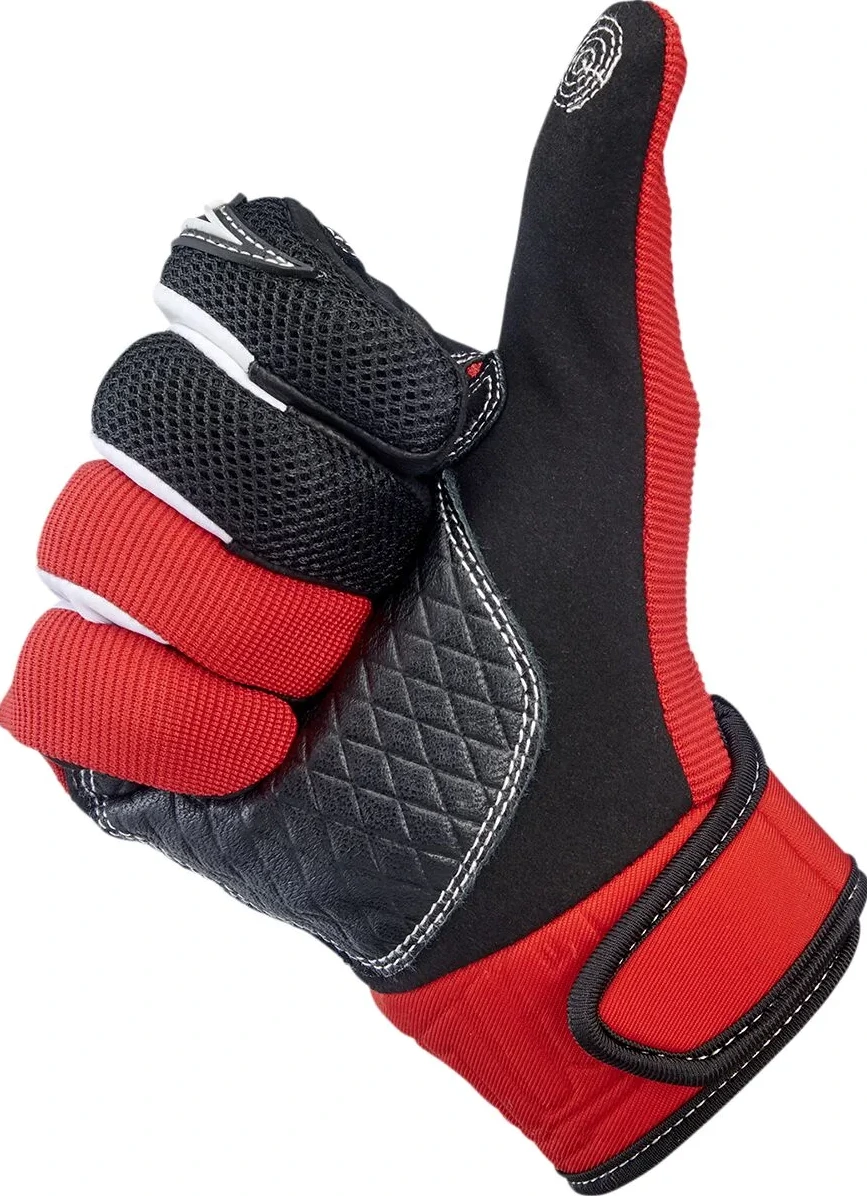 GLOVES BAJA RED/BLK XS