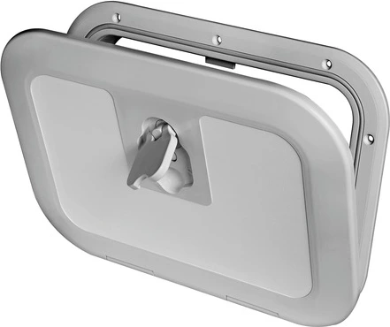 Insepction hatch grey RAL 7042 380x280