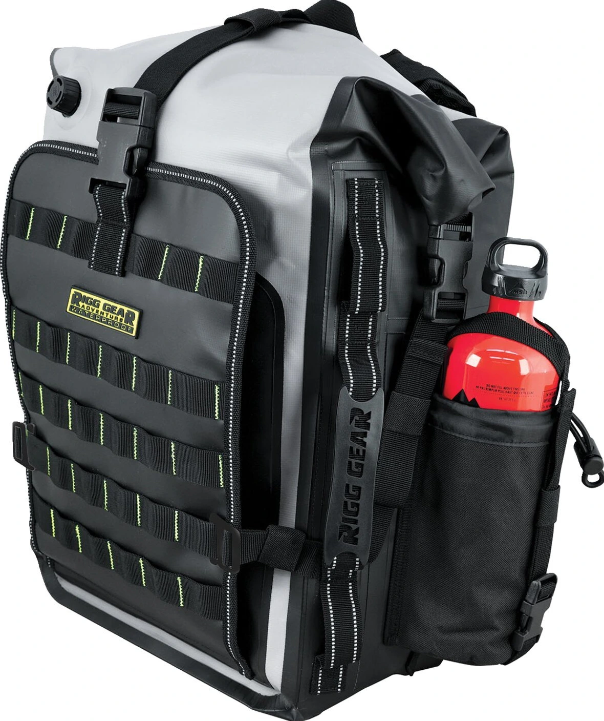 Nelson-Rigg Hurricane waterproof backpack/tail pack 2.0, Black
