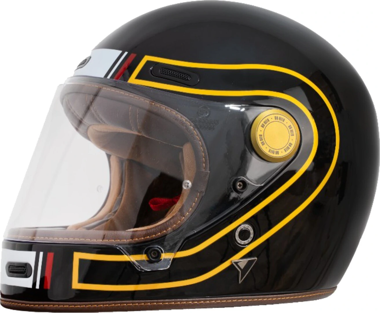 By City Roadster III Fusion helmet, Black, orange, M, Gloss