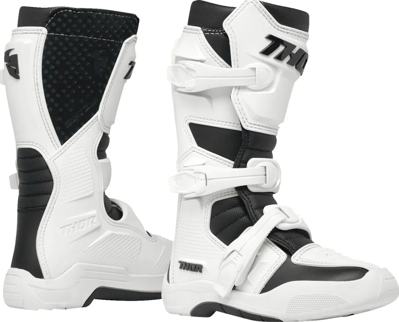 BOOT YTH BLITZ XR WH/BK 1