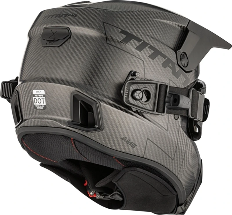 CKX Helmet Titan AMS Pro Matt Carbon + Heated Photochromic Goggles, M