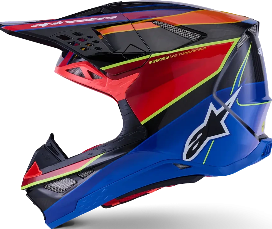 HELMET S-M10 ERA BLUE/RED/YL L