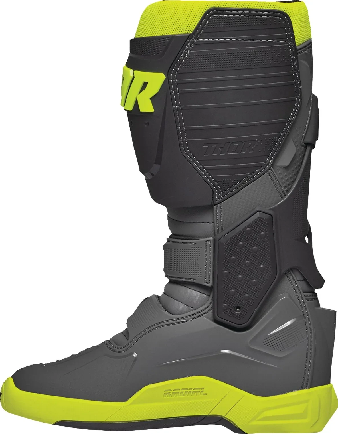 BOOT RADIAL GY/FLO YL 10