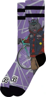 American Socks Cycling Wolf Signature socks