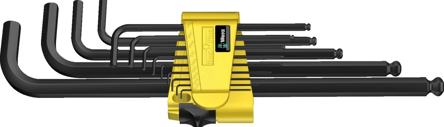 Wera hex key set blacklaser - US sizes