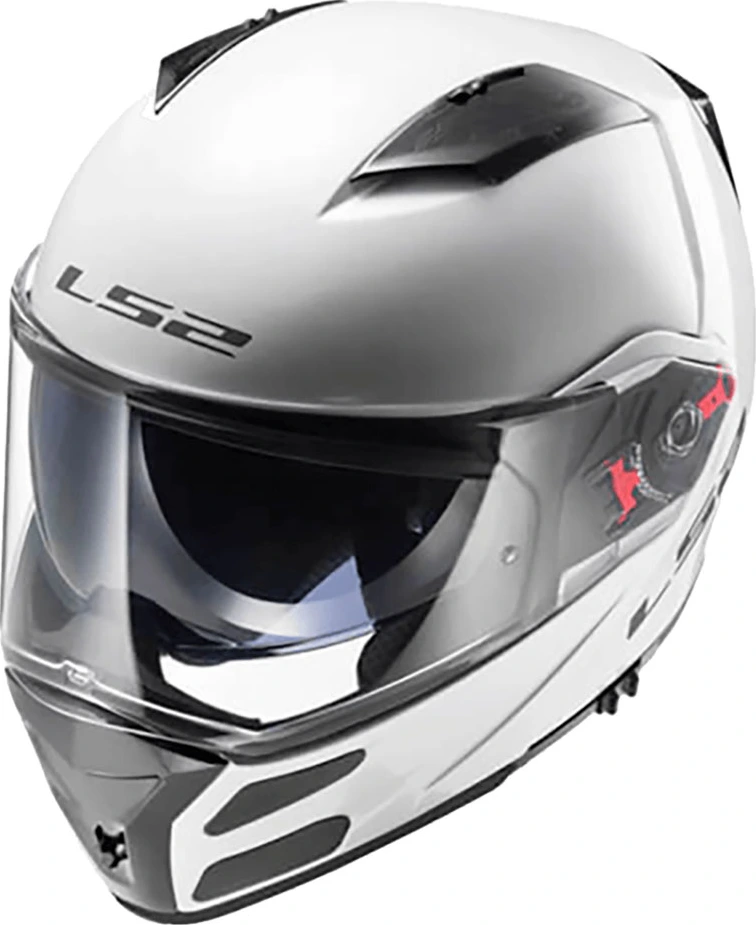 LS2 FF324 METRO SINGLE MONO helmet - Gloss White, S