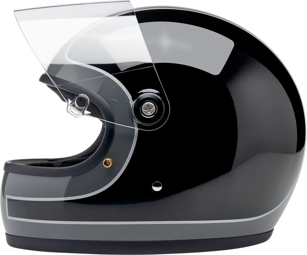 HELMET GRINGO S GLOSS STORM GRAY/BLACK TRACKER SM