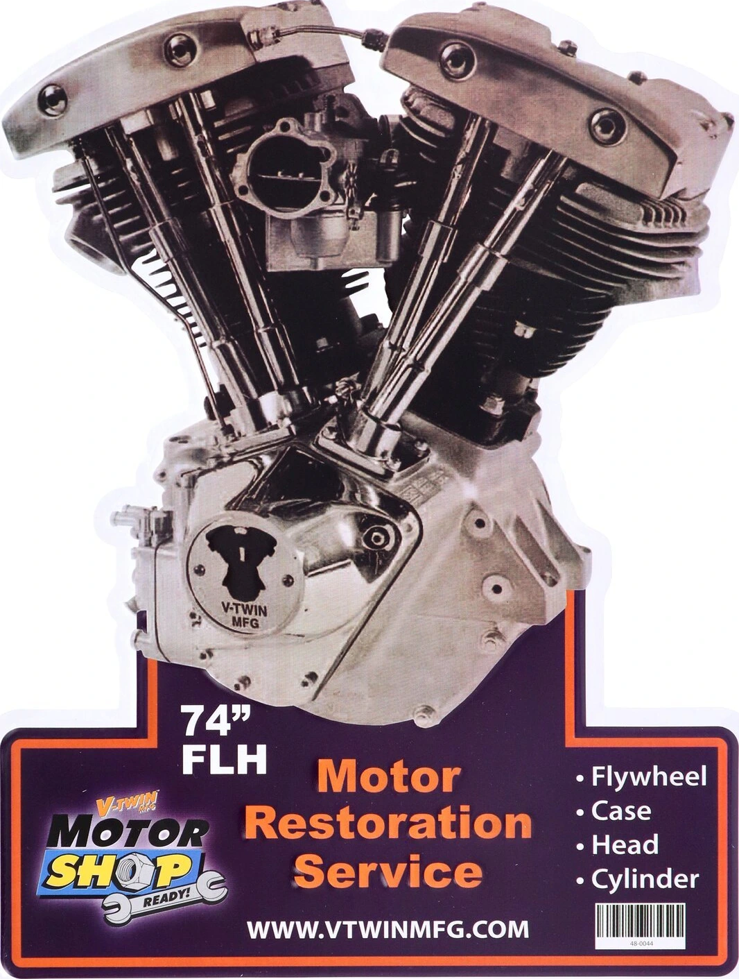 V-Twin Mfg, motor plaque V-Twin engine models