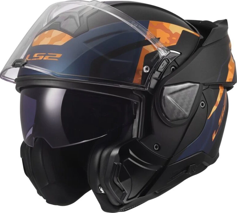 LS2 FF910 ADVANT II GLIDE Helmet - 3XL, Black Orange
