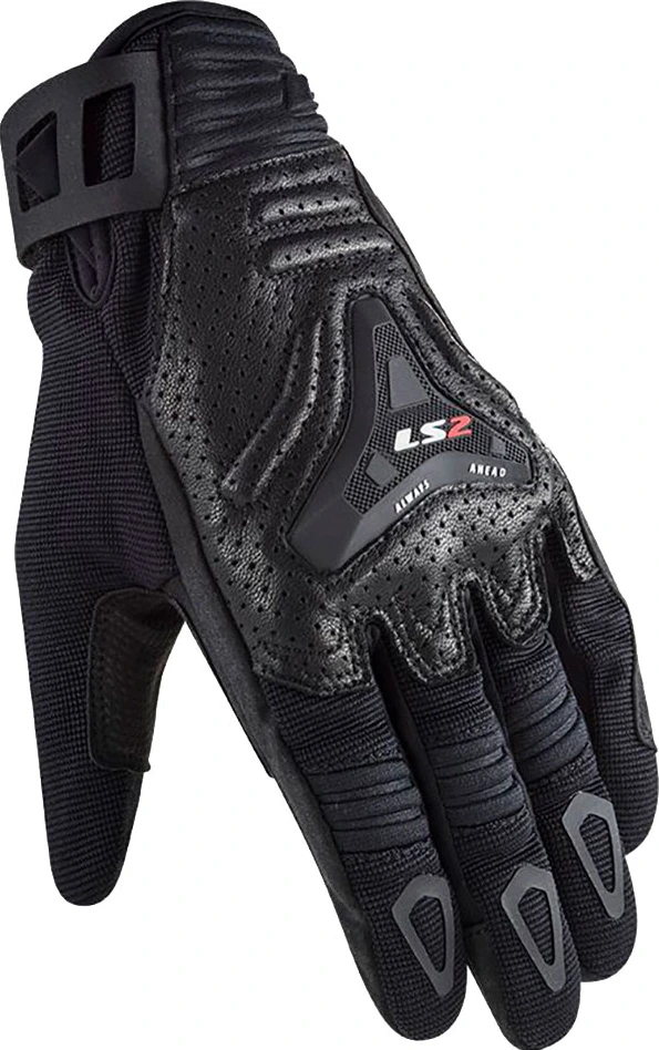 LS2 All Terrain Man Gloves - Black, 2XL