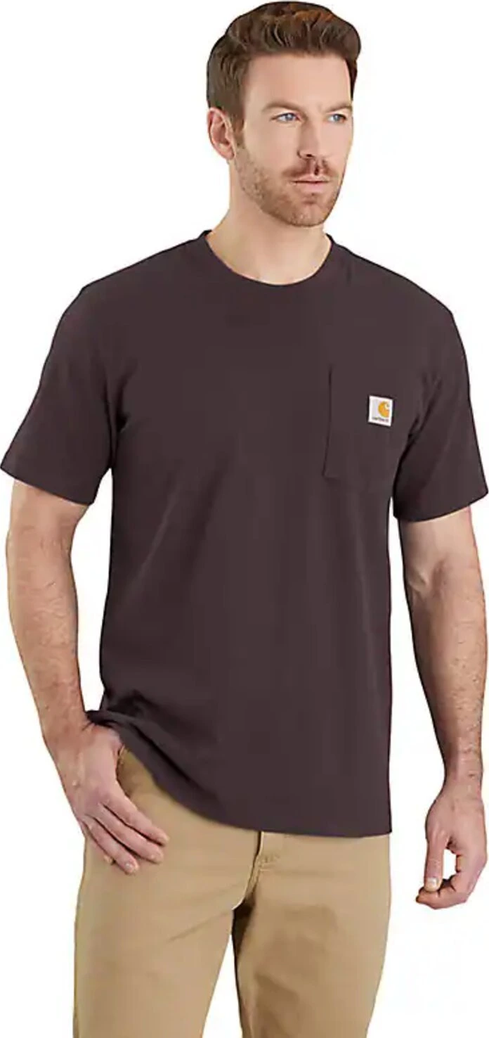 Carhartt K87 Pocket t-shirt, dark sepia, 2XL