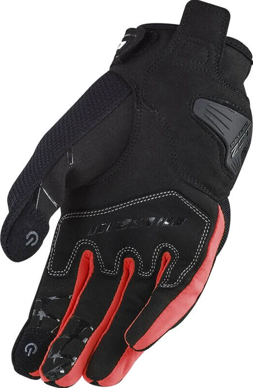 LS2 Dart II Man Gloves - XL, Black Red
