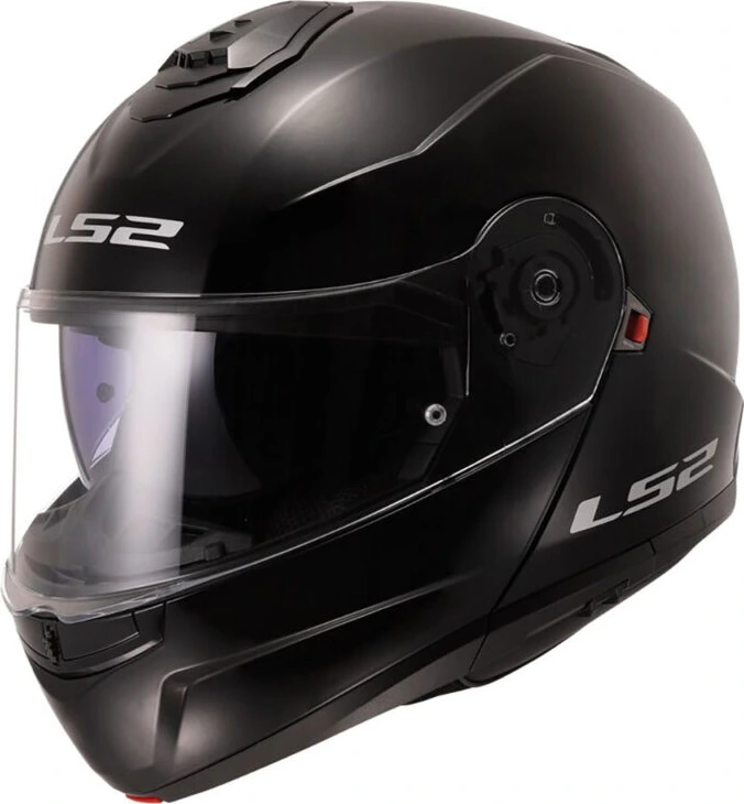 LS2 FF908 STROBE II Solid helmet - Gloss Black, 3XL