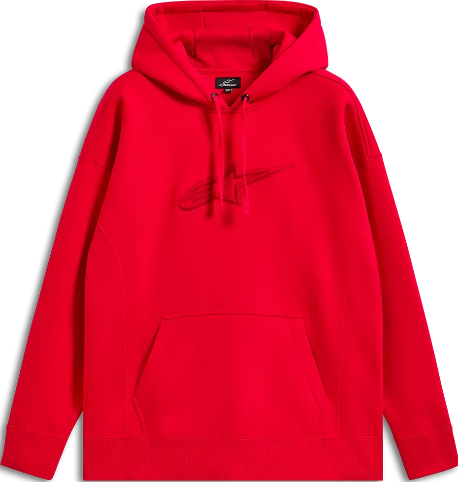 HOODIE OVERSIZED EMERGENT RED S