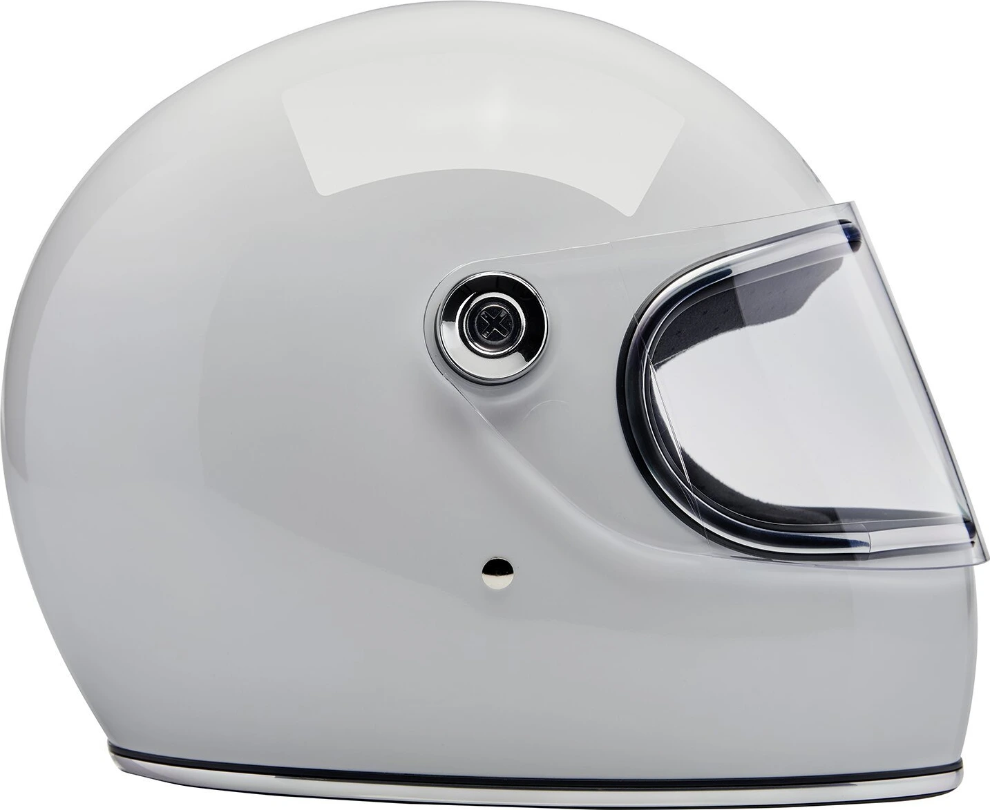 Biltwell Gringo S helmet, White, XS, Gloss