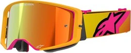 Alpinestars Goggle Supertech CORP YELLOW PINK Mirror Red/