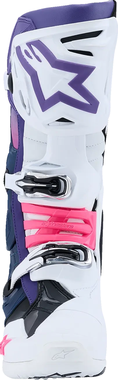 BOOT TECH 10 WHT/VLT/NVY/PINK 7