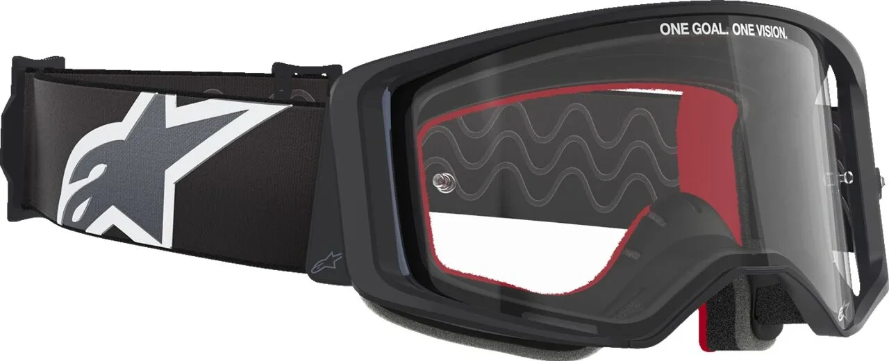 GOGGLE SUPERTECH CORP BLK/GRY CLEAR