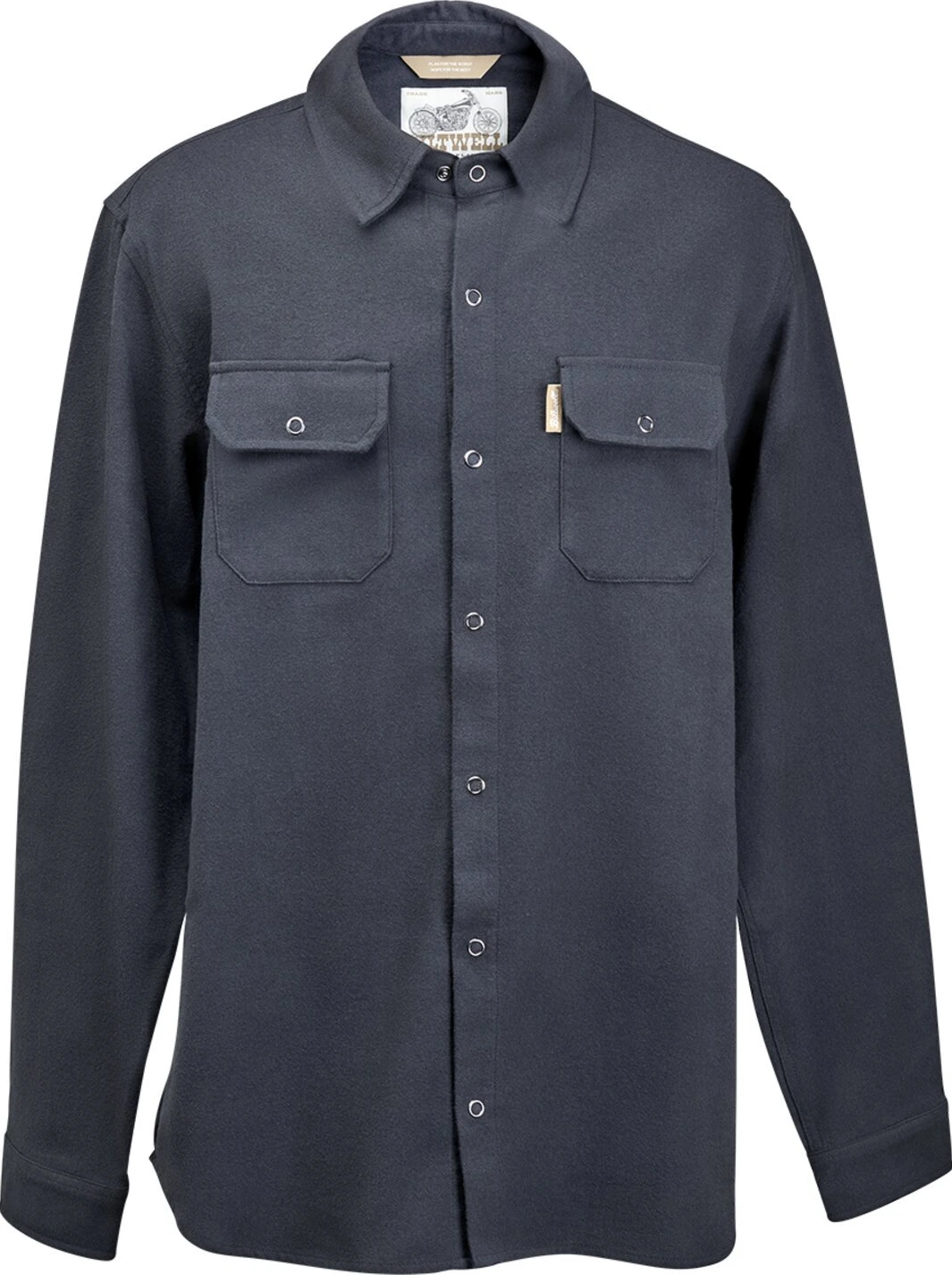 Biltwell Hi Test Flannel shirt, Black, S