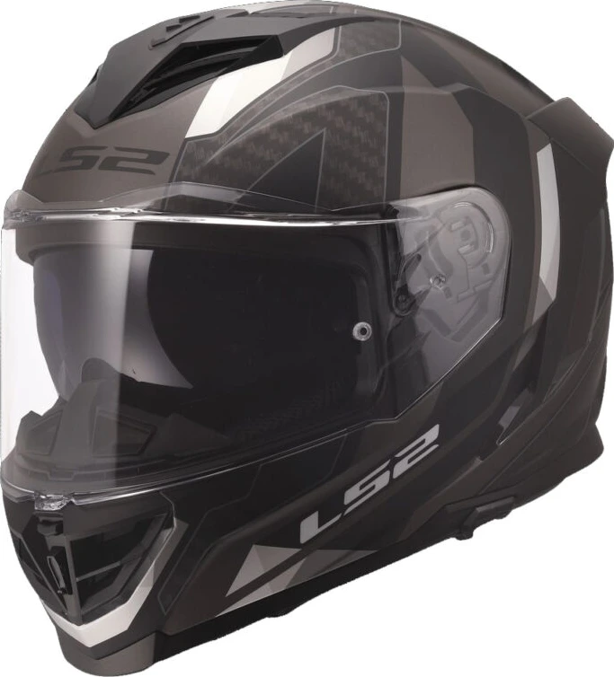 LS2 FF818 STORM III SPORTY Helmet - Black Grey, 2XL