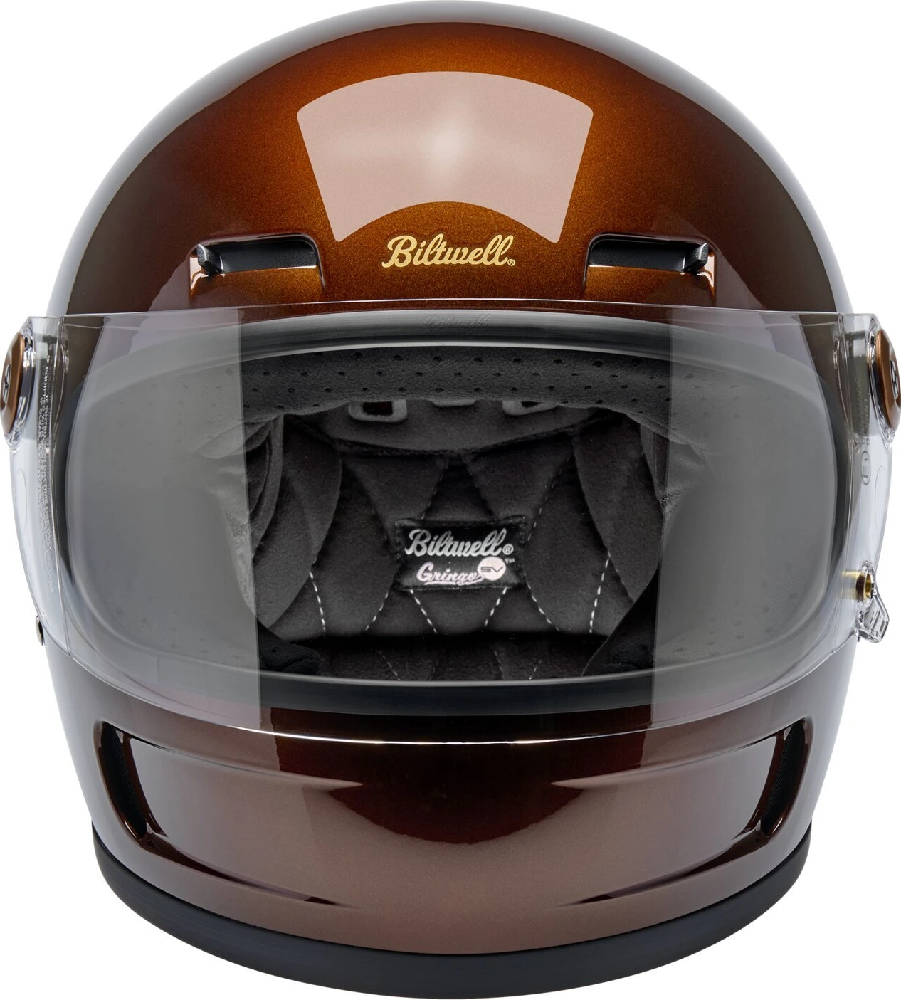 Biltwell Gringo SV helmet metallic whiskey, Brown, M