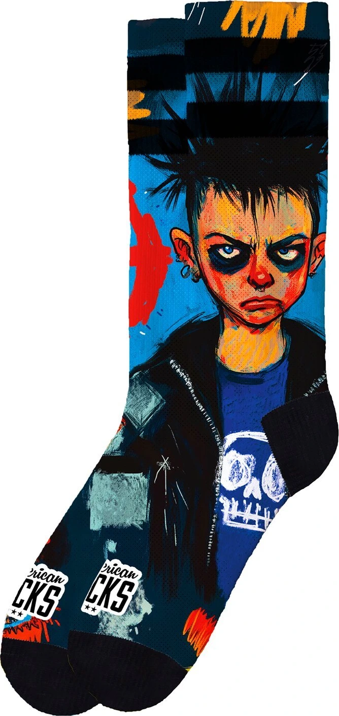 American Socks Youth Regegade Signature socks, Blue, S/M
