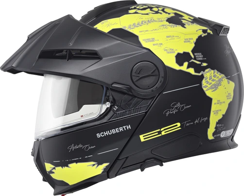 Schuberth Helmet E2 Atlas Matt Yellow/Grey, 53 XS