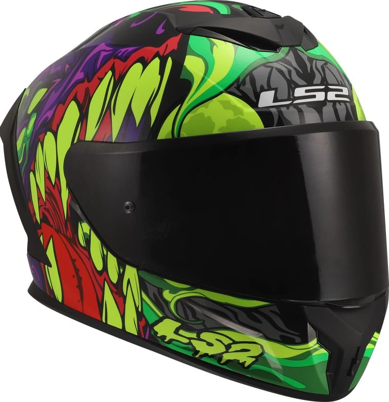 LS2 FF820 RAPID III LYCANT Helmet - Purple Green, 3XL
