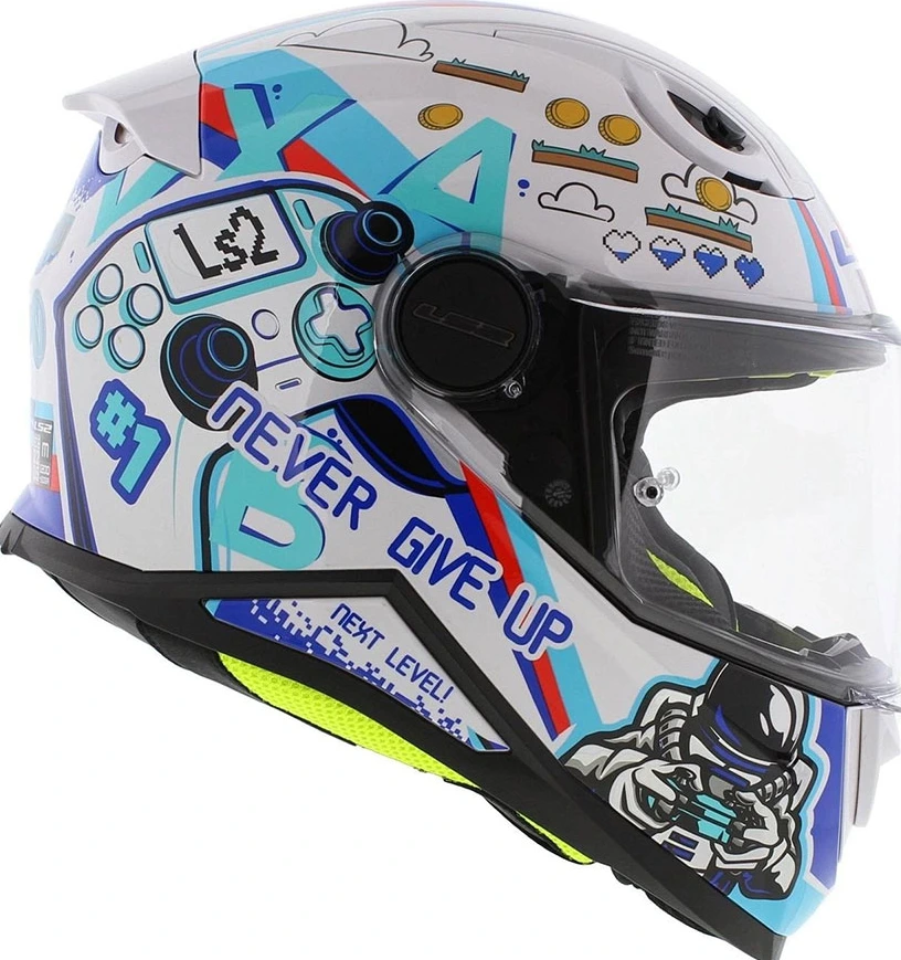 LS2 FF812 KID NEXT LEVEL helmet - White, S